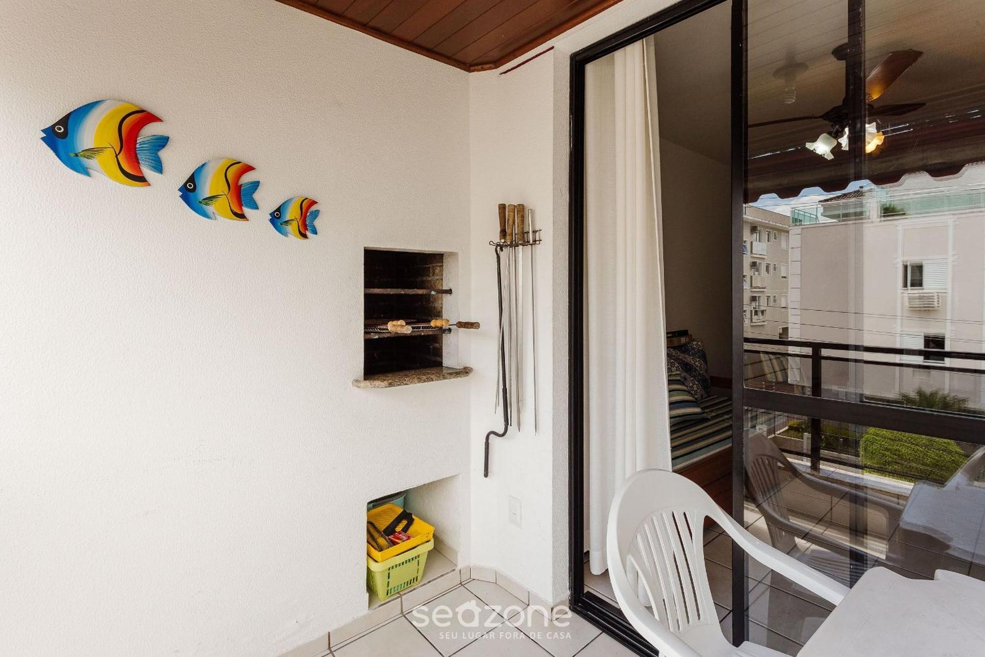 Apto C Churrasq 350M Da Praia Canasvieiras Aal0204 Florianópolis Kültér fotó